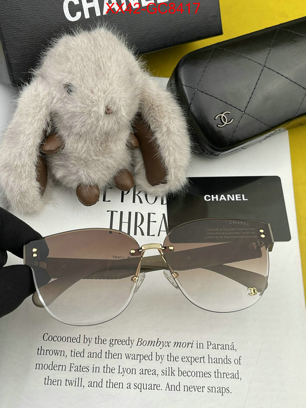 Glasses-Chanel replica 1:1 ID: GC8417 $: 42USD