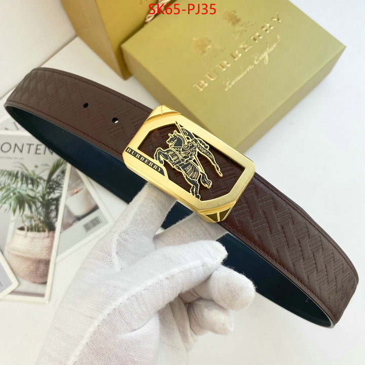 Belts-Burberry best quality fake ID: PJ35 $: 65USD