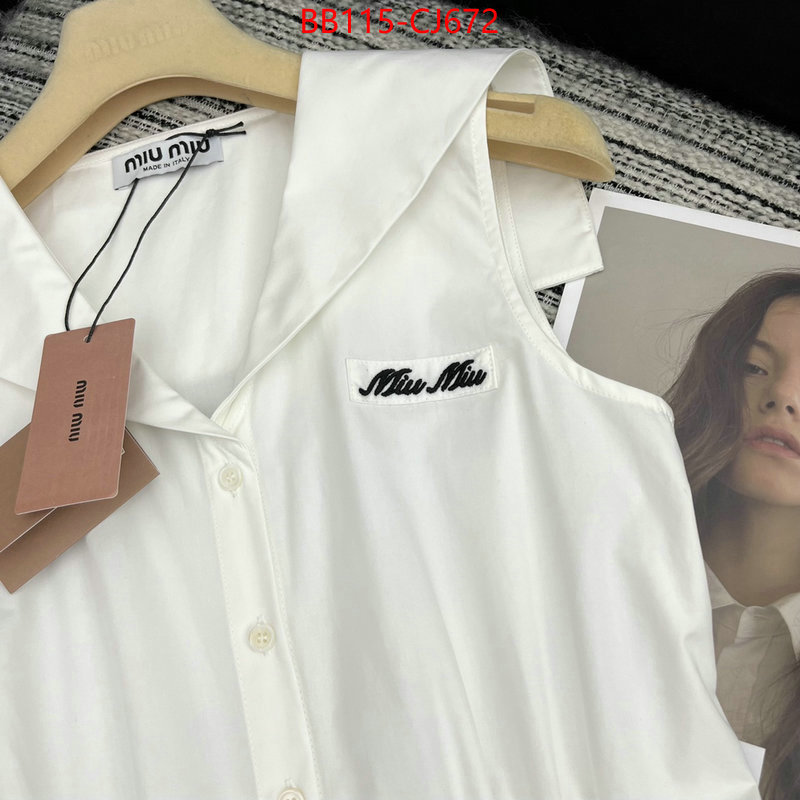 Clothing-MIU MIU what best replica sellers ID: CJ672 $: 115USD