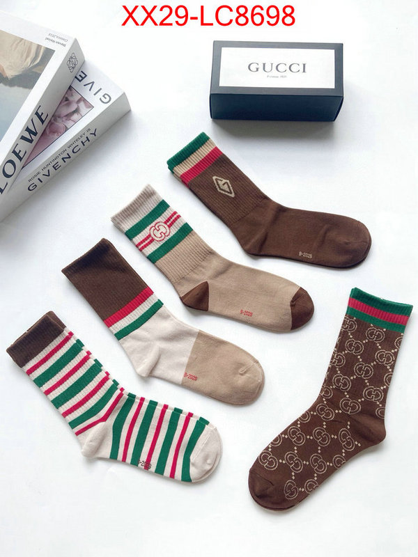 Sock-Gucci 2024 replica wholesale cheap sales online ID: LC8698 $: 29USD