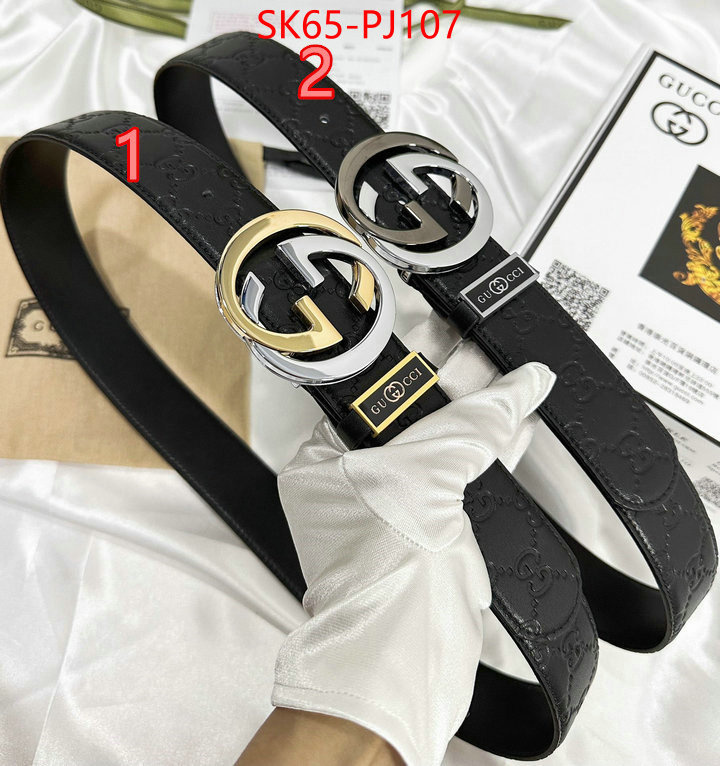 Belts-Gucci top grade ID: PJ107 $: 65USD