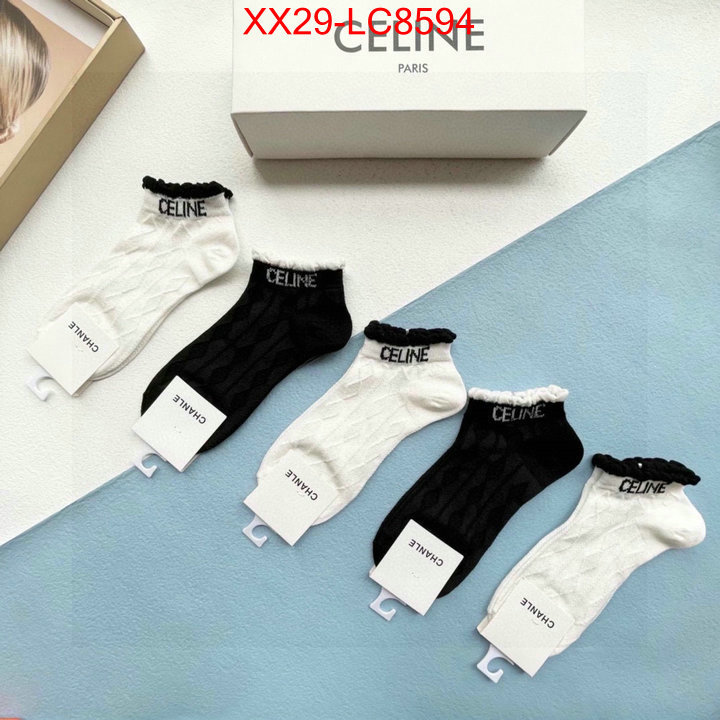 Sock-CELINE high quality designer ID: LC8594 $: 29USD