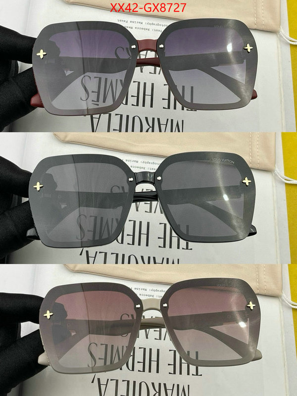 Glasses-LV 2024 luxury replicas ID: GX8727 $: 42USD