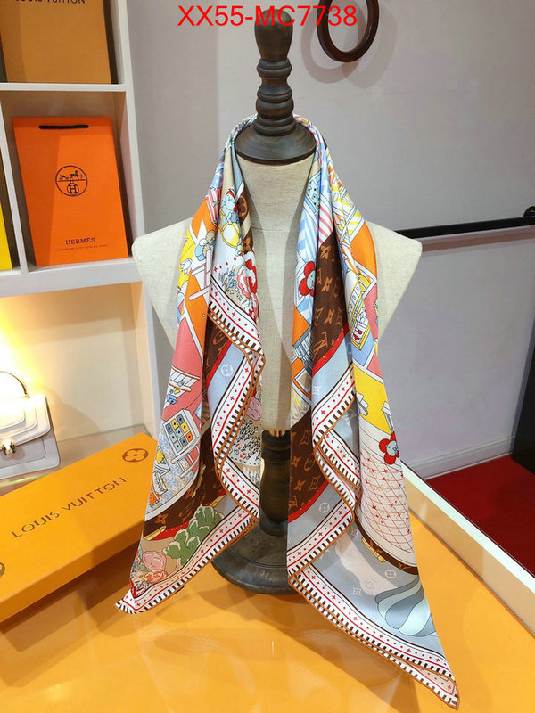 Scarf-LV outlet sale store ID: MC7738 $: 55USD