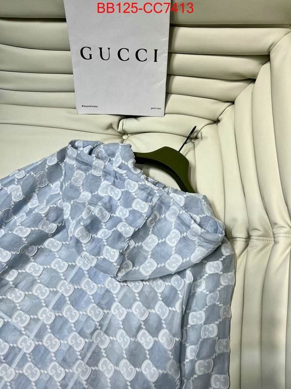 Clothing-Gucci same as original ID: CC7413 $: 125USD