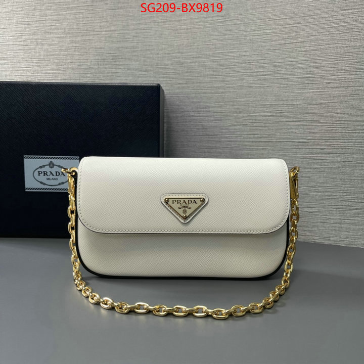 Prada Bags(TOP)-Crossbody- best wholesale replica ID: BX9819 $: 209USD,