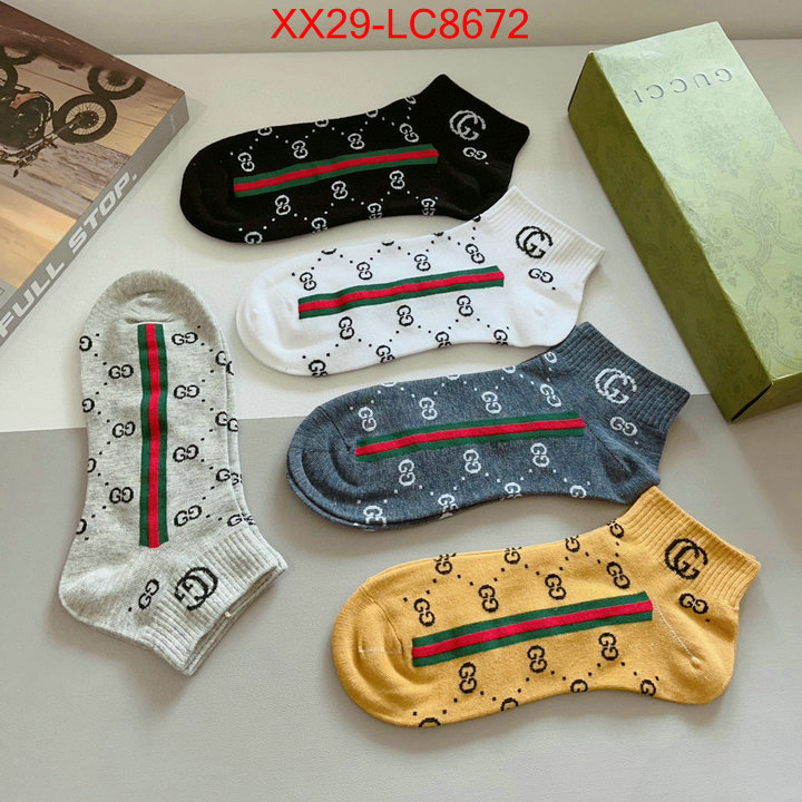 Sock-Gucci customize best quality replica ID: LC8672 $: 29USD