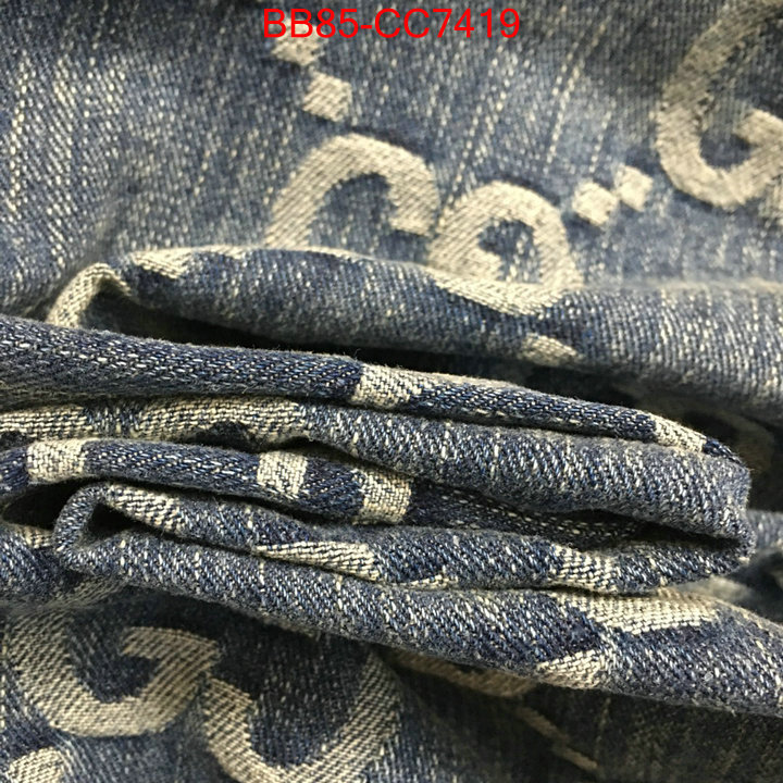 Clothing-Gucci best quality replica ID: CC7419 $: 85USD