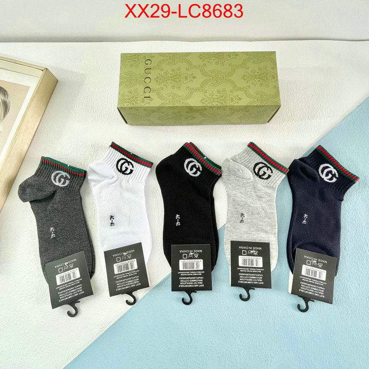 Sock-Gucci where to buy high quality ID: LC8683 $: 29USD