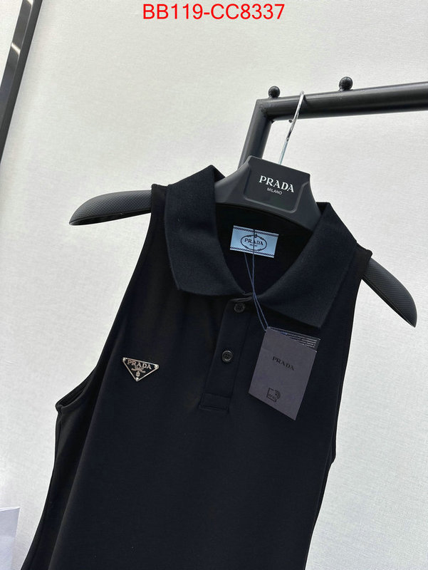 Clothing-Prada what 1:1 replica ID: CC8337 $: 119USD