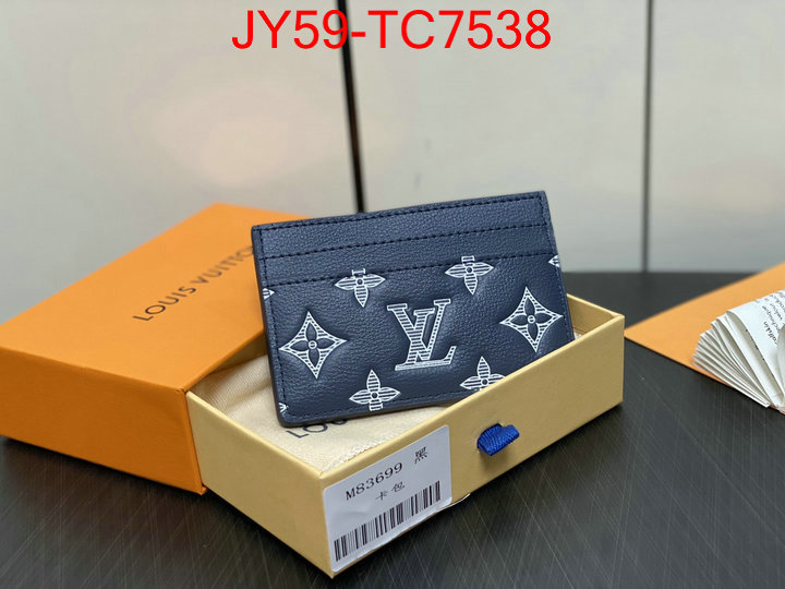 LV Bags(TOP)-Wallet best like ID: TC7538 $: 59USD,