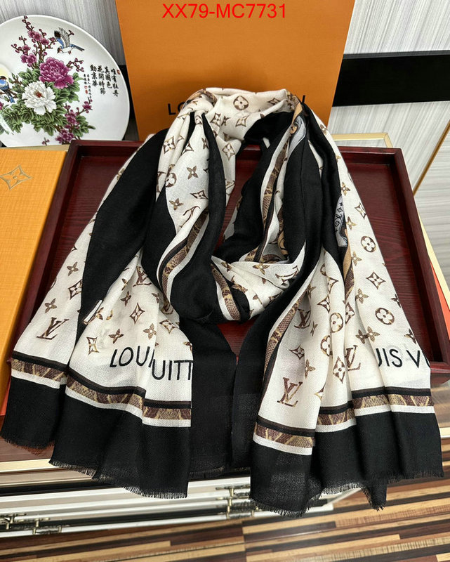 Scarf-LV luxury fashion replica designers ID: MC7731 $: 79USD