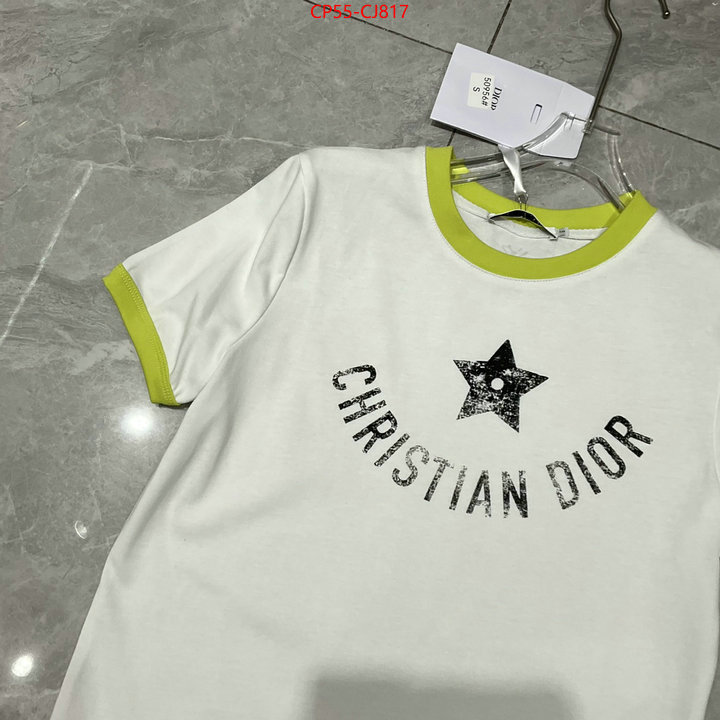 Clothing-Dior designer high replica ID: CJ817 $: 55USD