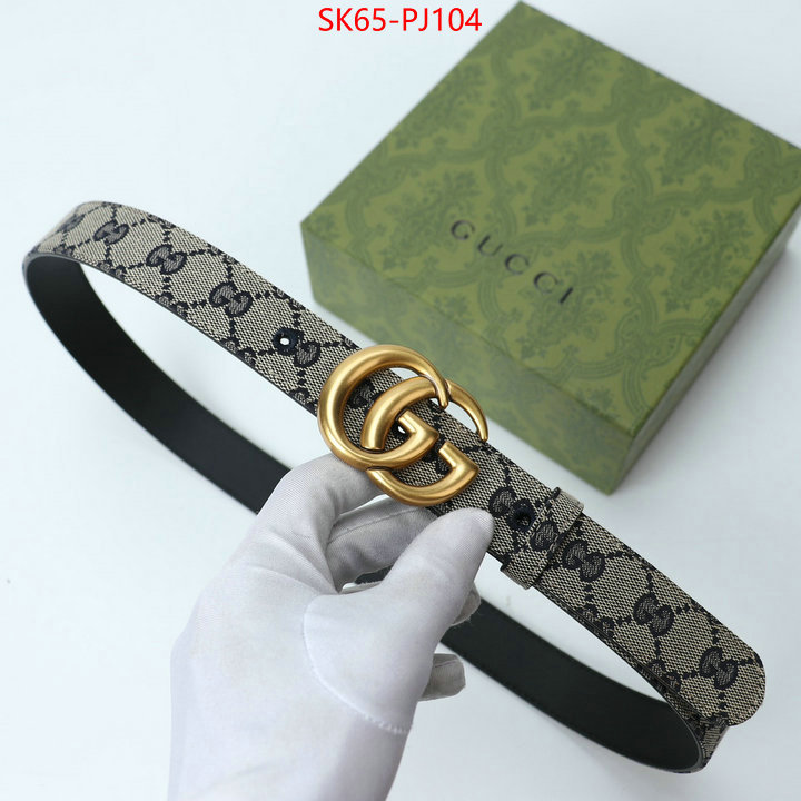 Belts-Gucci fake designer ID: PJ104 $: 65USD