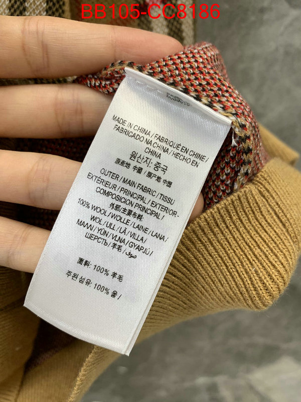 Clothing-Burberry buy first copy replica ID: CC8186 $: 105USD