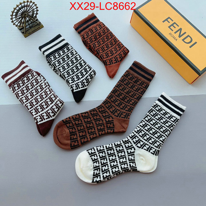 Sock-Fendi top fake designer ID: LC8662 $: 29USD