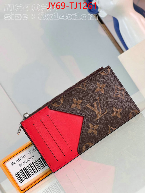 LV Bags(TOP)-Wallet replica shop ID: TJ1261 $: 69USD,