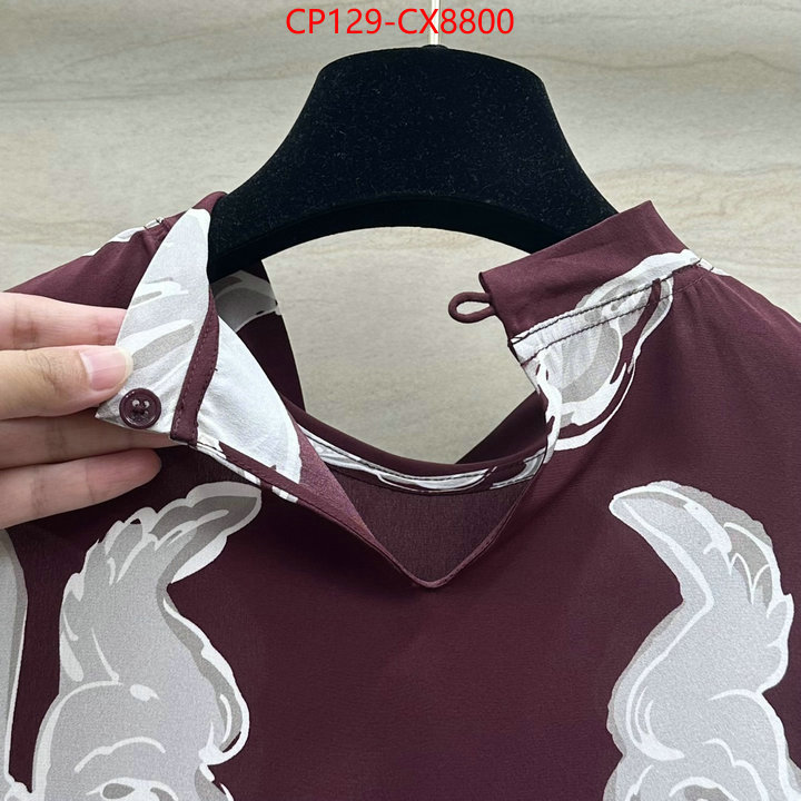 Clothing-Valentino highest quality replica ID: CX8800 $: 129USD