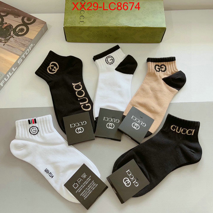 Sock-Gucci replcia cheap from china ID: LC8674 $: 29USD