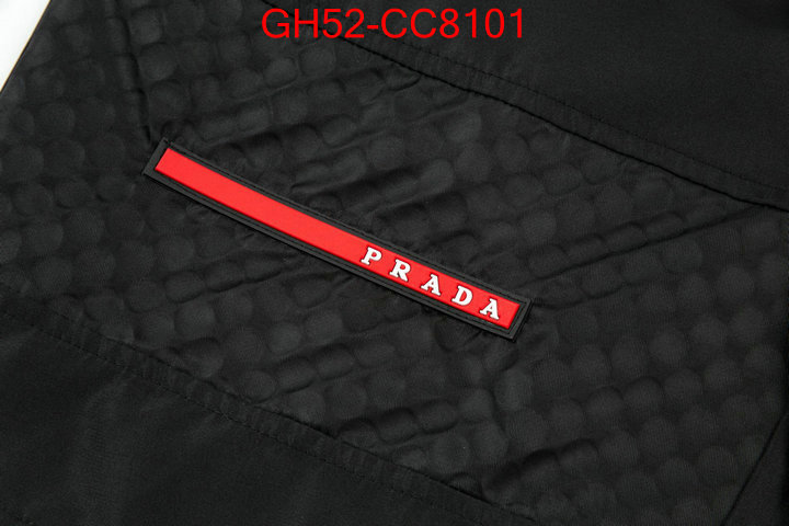 Clothing-Prada outlet sale store ID: CC8101 $: 52USD