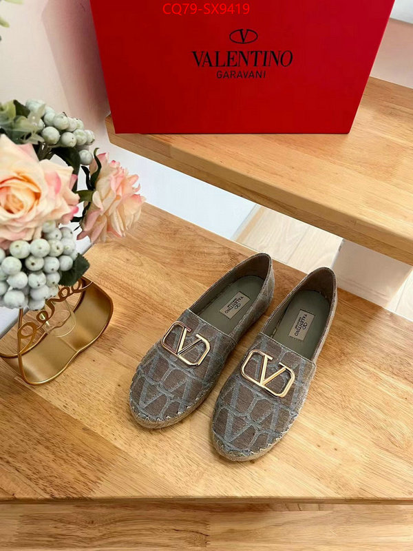 Women Shoes-Valentino aaaaa replica designer ID: SX9419 $: 79USD