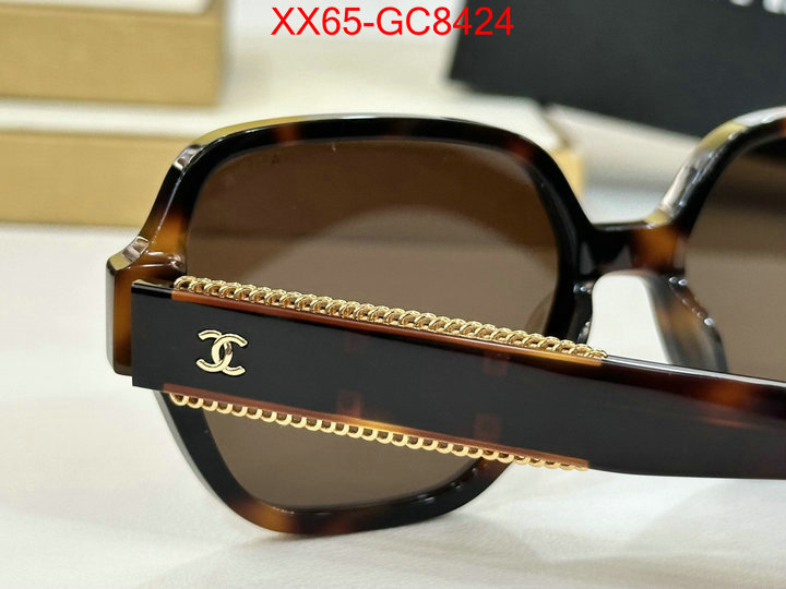 Glasses-Chanel shop cheap high quality 1:1 replica ID: GC8424 $: 65USD