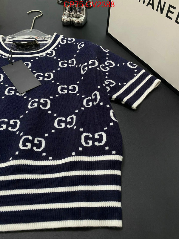 Clothing-Gucci high-end designer ID: CV2388 $: 75USD