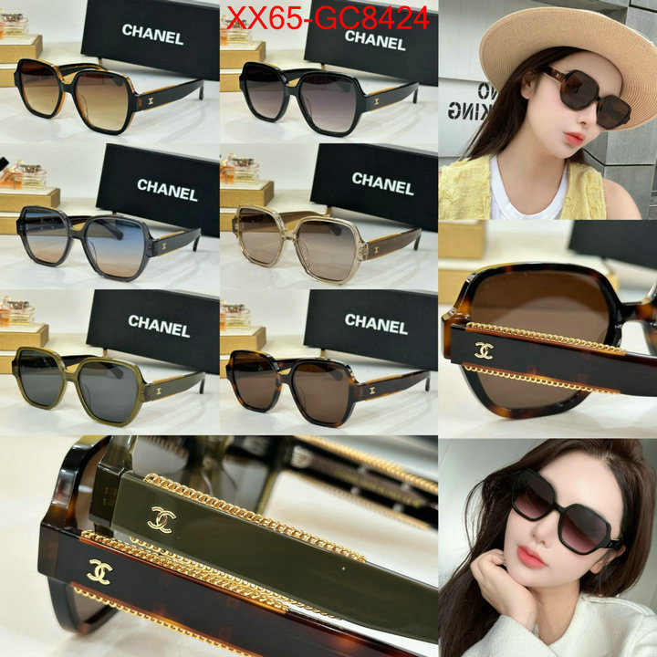 Glasses-Chanel shop cheap high quality 1:1 replica ID: GC8424 $: 65USD