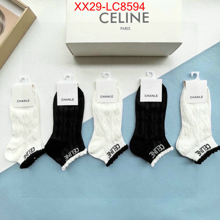 Sock-CELINE high quality designer ID: LC8594 $: 29USD