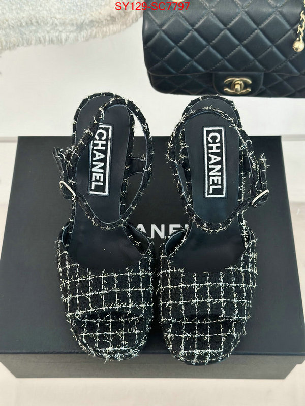 Women Shoes-Chanel buy top high quality replica ID: SC7797 $: 129USD