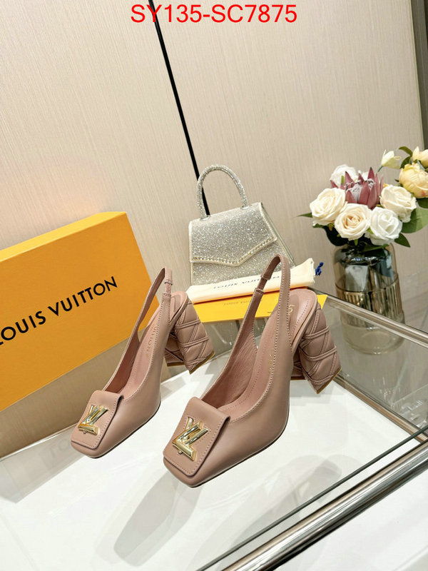 Women Shoes-LV wholesale imitation designer replicas ID: SC7875 $: 135USD