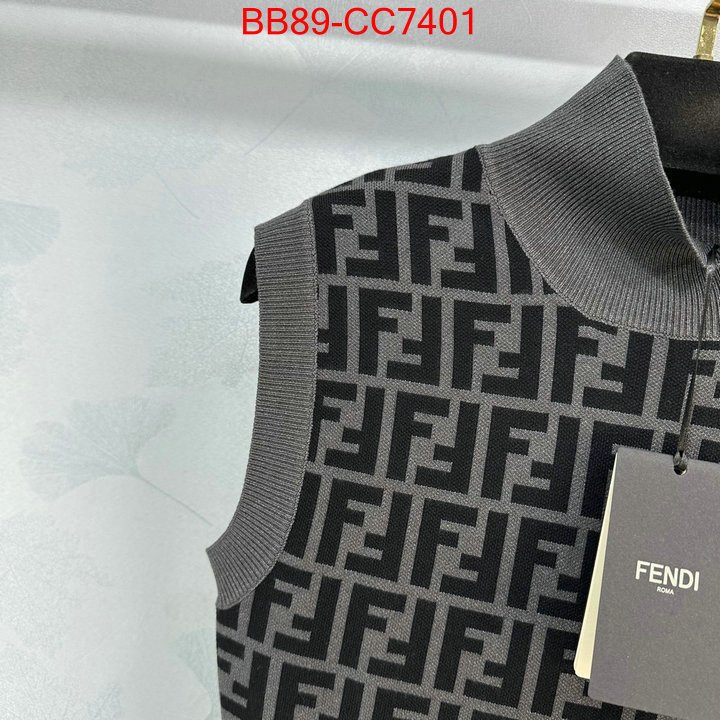 Clothing-Fendi aaaaa+ replica ID: CC7401 $: 89USD