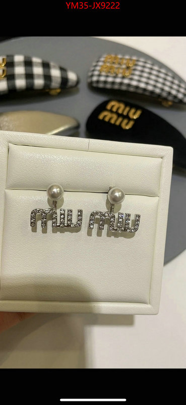 Jewelry-Miu Miu buy top high quality replica ID: JX9222 $: 35USD