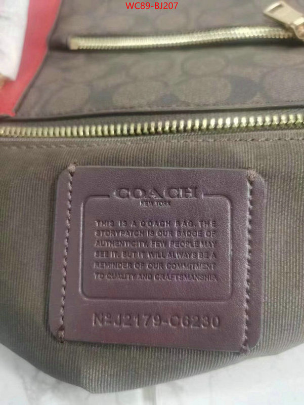 Coach Bags(4A)-Handbag- fake ID: BJ207 $: 89USD,