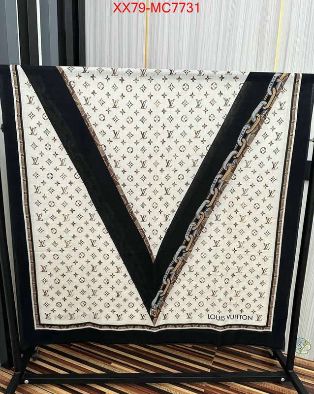 Scarf-LV luxury fashion replica designers ID: MC7731 $: 79USD