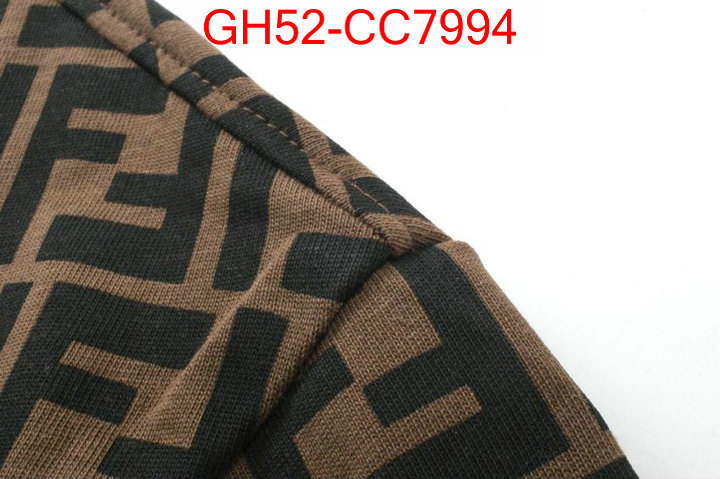 Clothing-Fendi brand designer replica ID: CC7994 $: 52USD