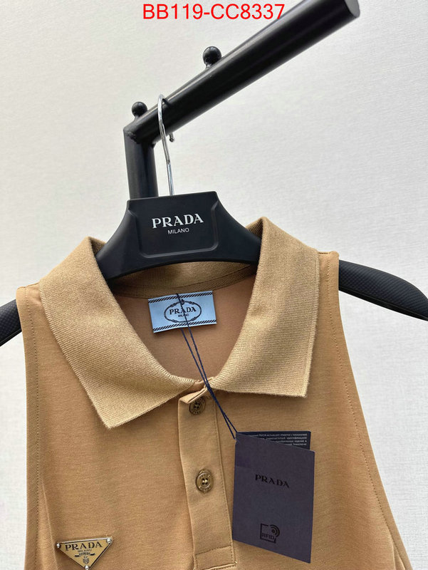 Clothing-Prada what 1:1 replica ID: CC8337 $: 119USD