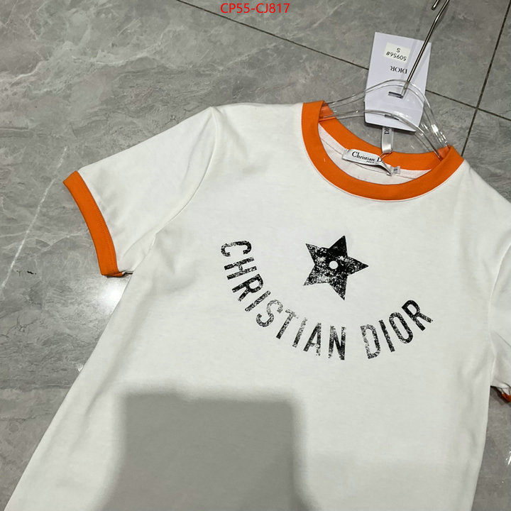 Clothing-Dior designer high replica ID: CJ817 $: 55USD