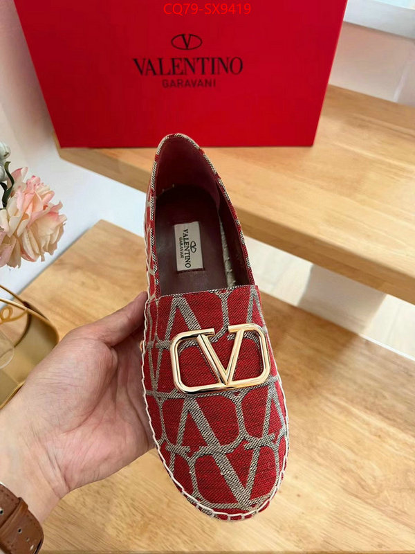 Women Shoes-Valentino aaaaa replica designer ID: SX9419 $: 79USD