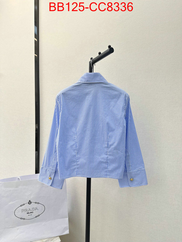 Clothing-Prada designer wholesale replica ID: CC8336 $: 125USD