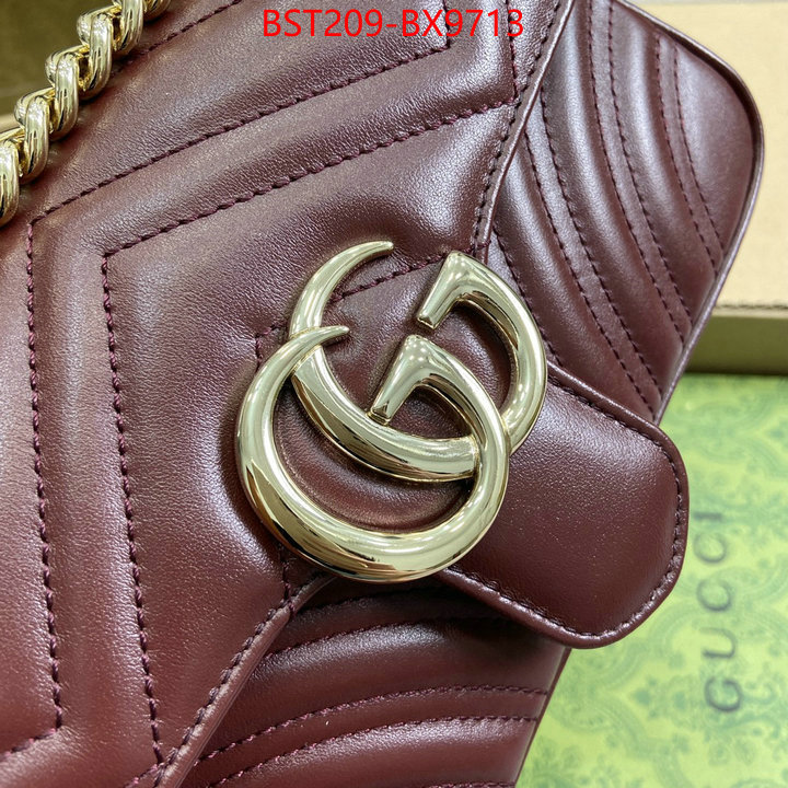 Gucci Bags(TOP)-Marmont replicas ID: BX9713 $: 209USD,