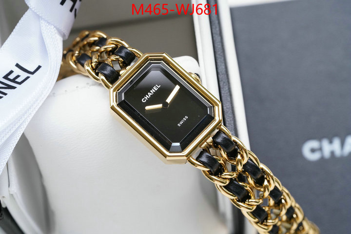 Watch(TOP)-Chanel mirror copy luxury ID: WJ681 $: 465USD