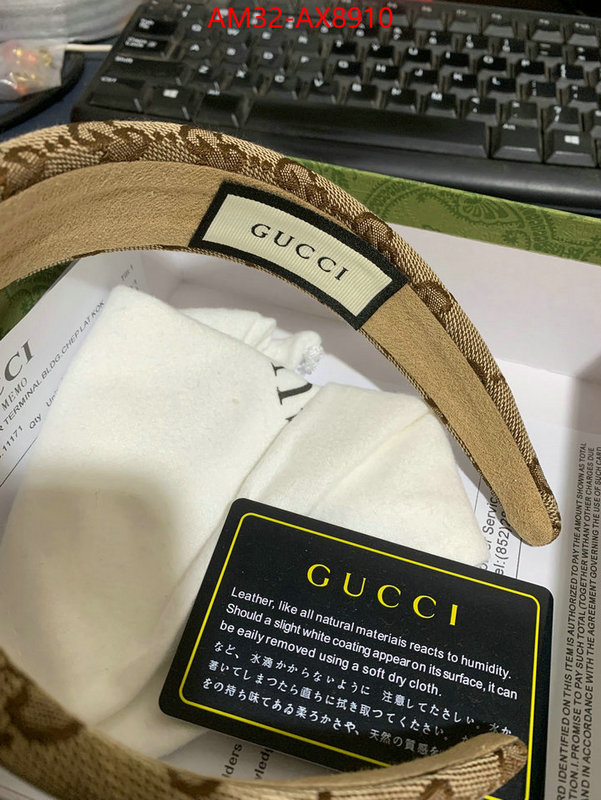 Hair band-Gucci best replica new style ID: AX8910 $: 32USD