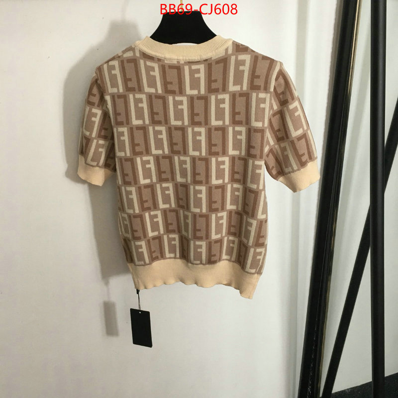 Clothing-Fendi highest product quality ID: CJ608 $: 69USD