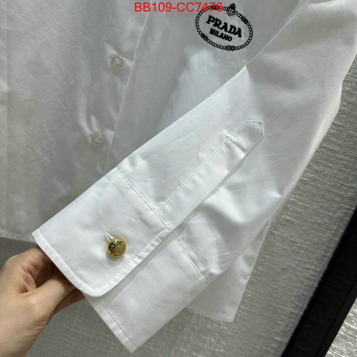 Clothing-Prada where should i buy replica ID: CC7476 $: 109USD