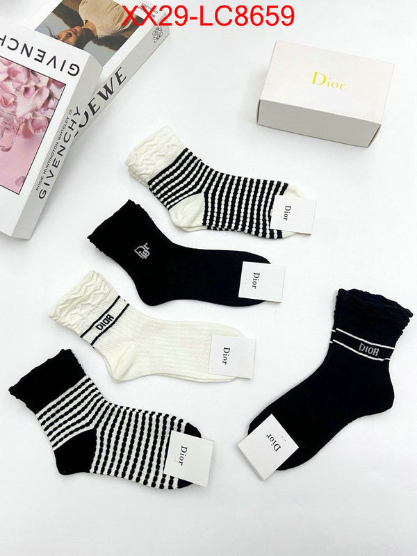 Sock-Dior top quality fake ID: LC8659 $: 29USD