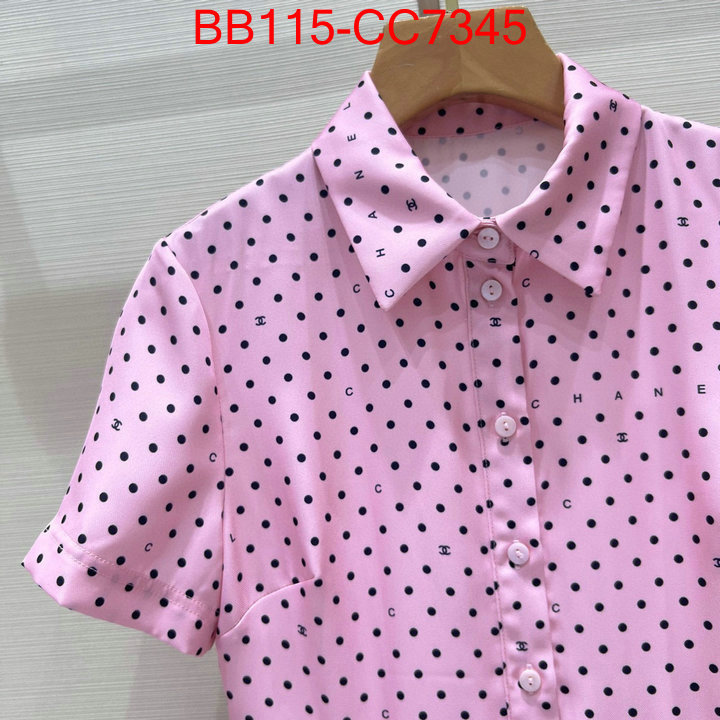Clothing-Chanel what is top quality replica ID: CC7345 $: 115USD
