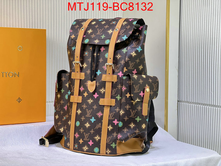 LV Bags(4A)-Backpack- highest quality replica ID: BC8132 $: 119USD,