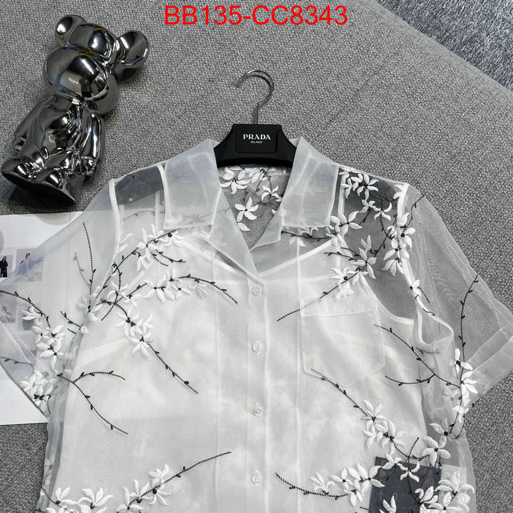 Clothing-Prada what is aaaaa quality ID: CC8343 $: 135USD