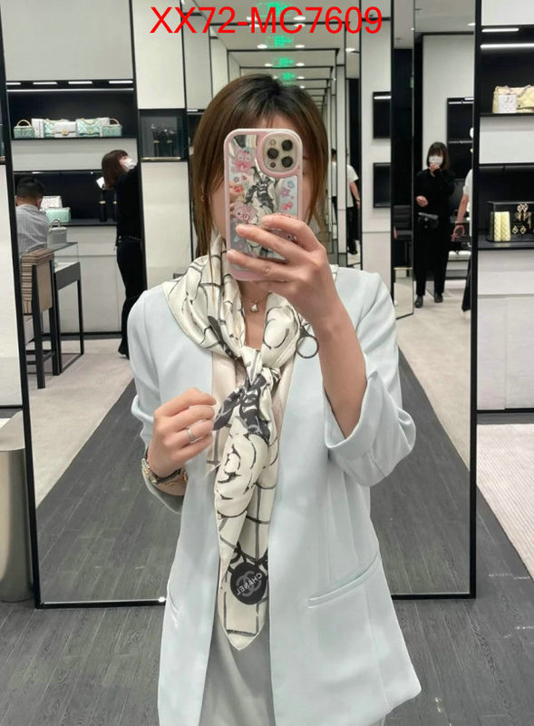 Scarf-Chanel where to find best ID: MC7609 $: 72USD